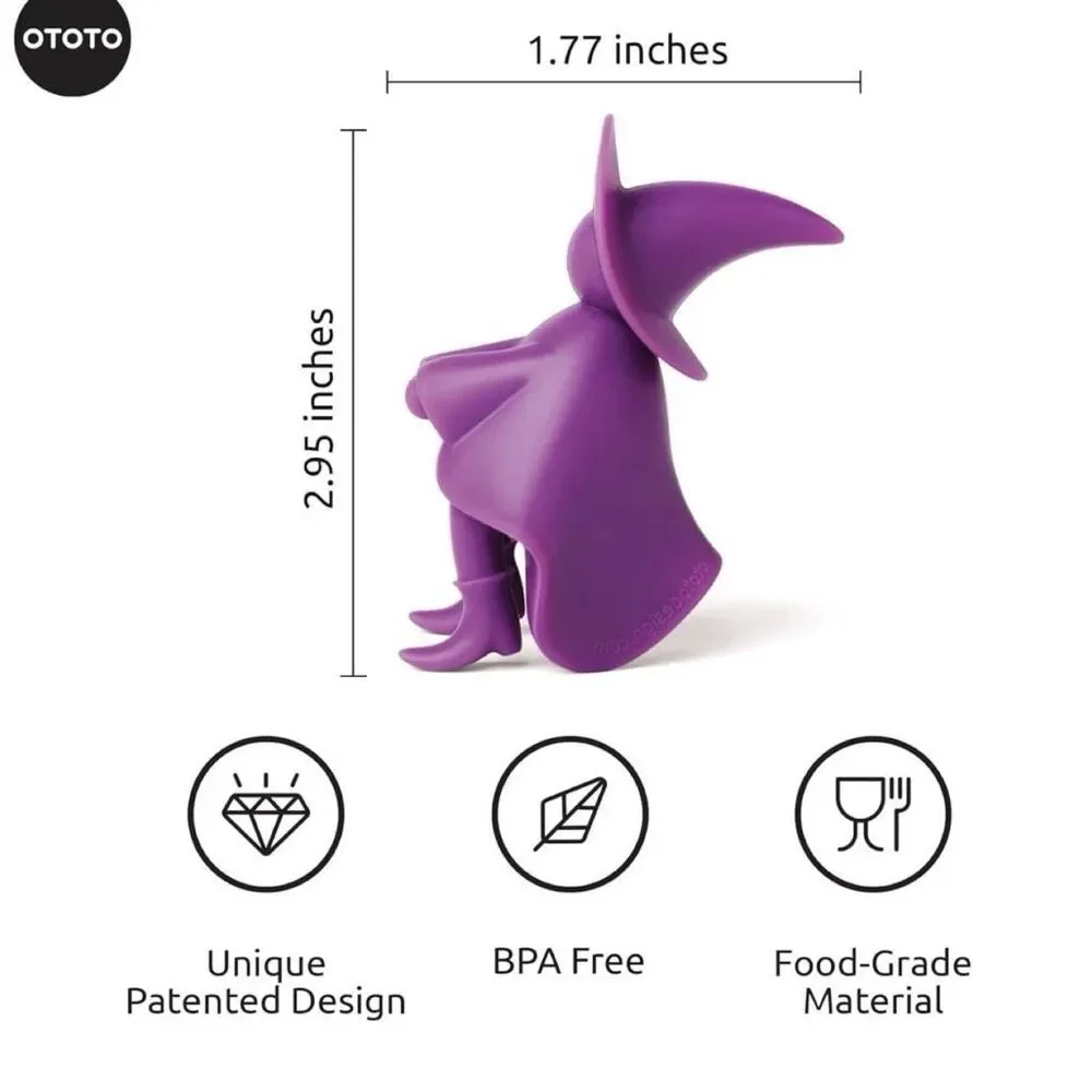 OTOTO Agatha Spoon Rest / Holder & Steam Releaser - 1.77” x 2.95” - Silicone